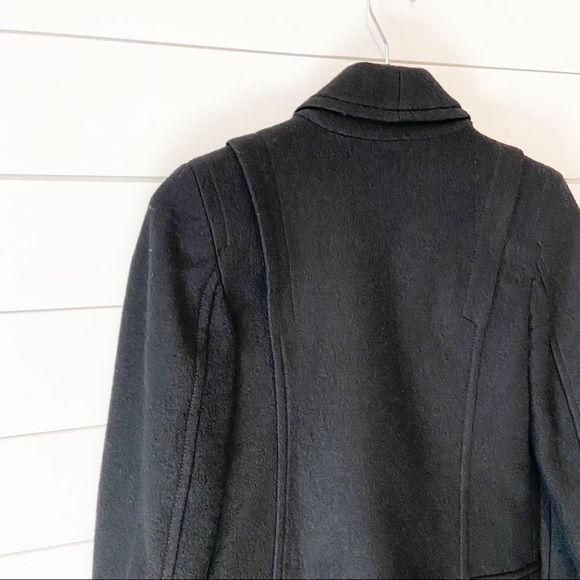 LOFT | Wool Blend Cropped Black Blazer - Picture 6 of 13